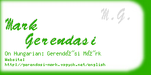 mark gerendasi business card